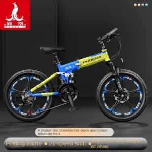 SKIG Bicycle Boys Girls Pedal Bike Folding 20 Inch Shift Mountain Bike Herrenfahrrad Bicicleta Plegable Camping - Image 4