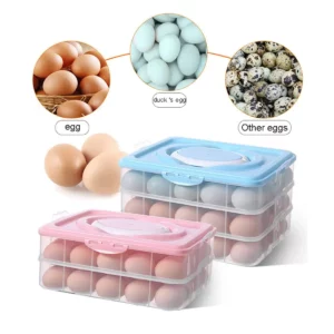 40/60 Grids Handig Ei Voedsel Opbergdoos Keuken Koelkast Anti-Collision Lade Container Accessoires Levert Gevallen - Image 6