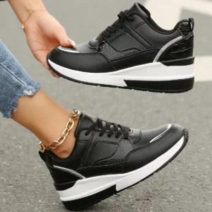 Women Sneakers New Platform Patchwork Casual Sport Designer Shoes Outdoor Comfortable Plus Size Sneakers Women Zapatos De Mujer - Image 6