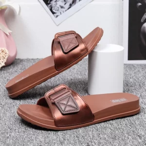 Women's Platform Slip on Slippers Summer Female Casual Beach Shoes Open Toe Soft Sole Non-slip Bathroom Slides Shoes for Women - Image 5