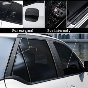 1-10m Nano Carbon Fiber Car 3D Tape Sticker Door Mirror Paste Protector Strip DIY Protection Protective Film Waterproof Adhesive - Image 2