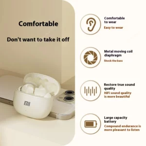 Xiaomi Wireless Bluetooth Earbuds In-Ear Noise Cancelling Secure Fit for Sports Hi-Fi Sound Long Battery Life Perfect for Life - Image 4