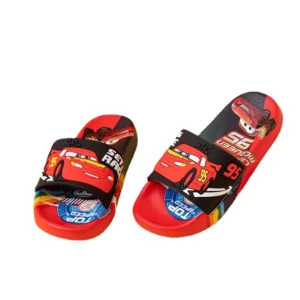 Children‘s Boys Girls Slippers Cars Cartoon Animals Prints Shoes Fashion Cute Shoes Bathroom Kids Toddler Slippers Flat Heels - Image 3