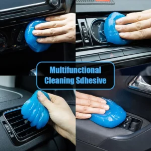 4-colours Car Cleaning Gel Reusable Keyboard Cleaner Vent Cleaner Slime Dust Dirt Removal Multiuse Air Gel Automobile Tool D3B4 - Image 3