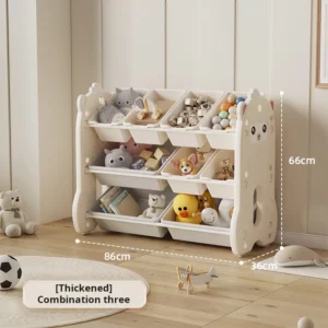 Children's toy storage large capacity classification multi-layer storage rack baby locker Shelf organizer Children's bookshelve - Image 5
