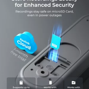 Reolink 2K Battery Video Doorbell 4MP WiFi Video Intercom Wired/Battery Power Door Bell Local Storage Encryption with Home Hub - Image 6