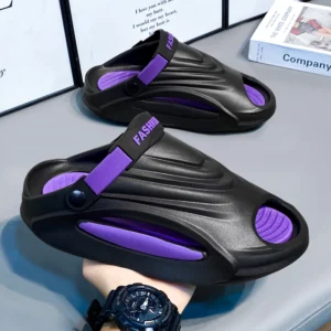 Summer Designer Mens Slippers Casual EVA Sole Soft Outdoor Beach Slippers Anti Slip Lightweight Waterproof Platform Home Sandals - Image 4