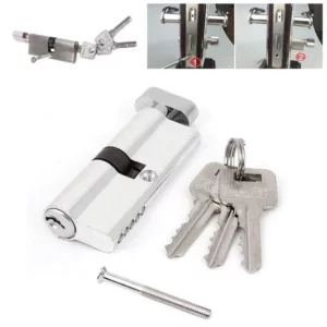 Thumb Turn Cylinder Door Lock UPVC Anti Pick 35/35 With 3 Keys Kit For Entry Doors Outdoor Door Locks Cylinder Door Lock - Image 2