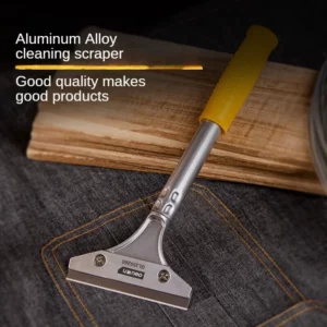 Deli New Good Quality Stainless Steel Wallpaper Paint Tiles Flooring Scraper 600 mm Remover With Blade Household Cleaning Tools - Image 4
