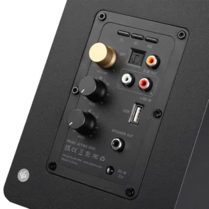 AIYIMA S500 Classic Bookshelf Speaker Bluetooth Wireless 120W Hifi Active Speakers For Home Computer Game Coaxial Optical RCA - Image 4