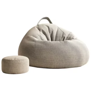 Lazy Sofa Bean Bag Single Person Can Lie Down and Sleep floor sofa muebles bean bag chair with filling - Image 5
