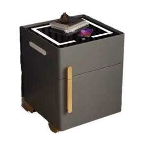 Intelligent bedside table safe integrated simple modern small-sized storage cabinet multifunctional safe bedside cabinet new - Image 5