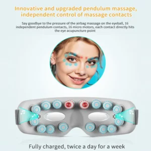 Visual Eye Protector With EMS Hot Compress New Eye Massage Instrument Constant Temperature Eye Care instrument Massage Eye Mask - Image 6