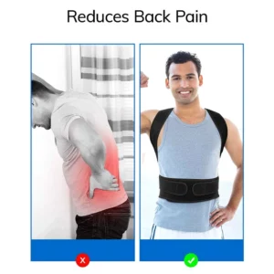 Back Brace Posture Corrector for Women & Men,Back Straightener, Scoliosis and Hunchback Correction,Adjustable Posture Trainer - Image 4