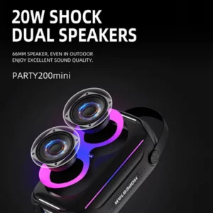 HOPESTAR Party200mini Wireless Bluetooth Speakers Game Esports Heavy Subwoofer Portable Home Computer Audio Outdoor Waterproof - Image 2