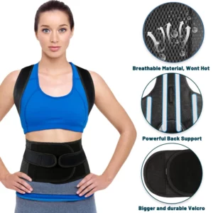 Back Brace Posture Corrector for Women & Men,Back Straightener, Scoliosis and Hunchback Correction,Adjustable Posture Trainer - Image 5