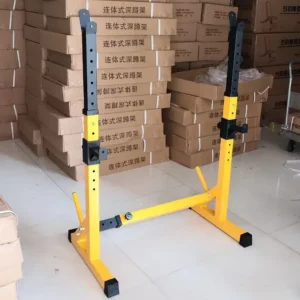 One-Piece Barbell Squat Rack Stand Steel Barbell Stand Weight Lifting Adjustable Height Barbell Frame Indoor Fitness Equipment - Image 3