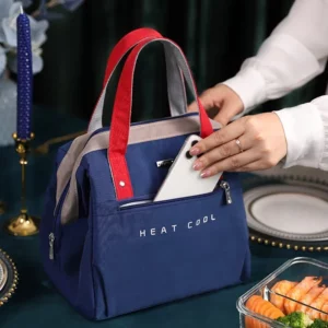 Large Lunch Bag Women Waterproof Concise Convenient Fresh Cooler Bags Thermal Lunch Food Box Portable Picnic Travel Bag Bolsa - Image 6