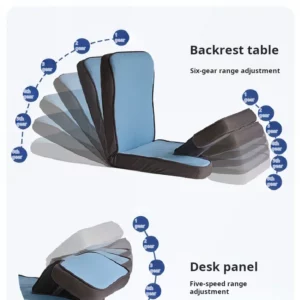Multifunctional Folding Sofa for Lazy People Home Balcony Tatami Sitting and Reclining Bed Backrest Lumbar Support Cushion - Image 2