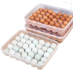 34 Grids Plastic Egg Storage Containers Box Refrigerator Organizer Drawer Egg Fresh-keeping Case Holder Tray Kitchen Accessories - Image 5