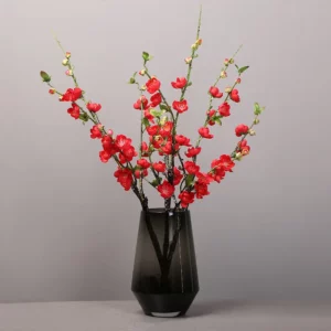 Artificial Cherry Blossom Flower Branches Silk Peach Spring for Wedding Decoration Plum Blossom Wedding Arrangement Accessories - Image 3