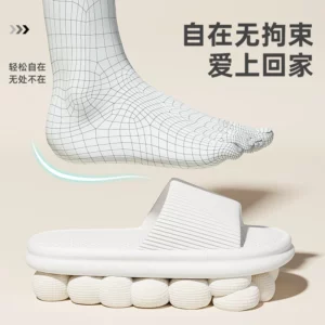 EVA Slippers for Home Bathroom Men Slip Resistant and Odorless Feet Suitable for Indoor Living Summer Bathing Shoes for Women - Image 3