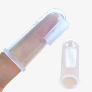 Cute Baby Finger Toothbrush Box Set Children Teeth Clear Massage Soft Silicone Infant Rubber Cleaning Brush Massager Dental Care - Image 3