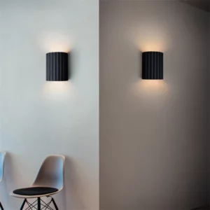 Dropshipping Nordic LED Wall Lamp Modern Macarone Resin Wall Lights Bedroom Bedside Home Decor Background Wall Lighting Fixtures - Image 2