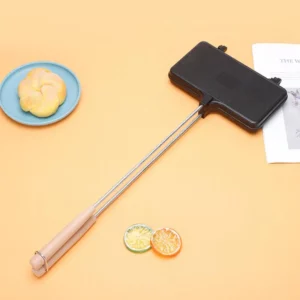 Sandwich Pan Long Handle Aluminum Alloy Double Pie Cooker Portable Campfire Sandwich Maker Mountain Pie Maker Camping Cookware - Image 5