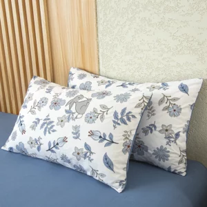 1pc Flower Printed Duvet Cover Washed Cotton housse de couette 이불커버 Single/Queen/King funda nordica cama 90(without pillowcase) - Image 3