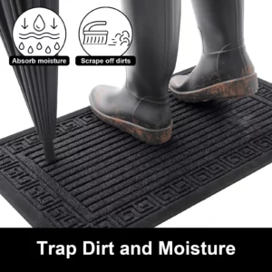 Olanly Entry Door Floor Mat Dirt Trapping Low Profile Doormats Non-slip Kitchen Mats Entrance Door Floor Carpets For Home Decor - Image 3