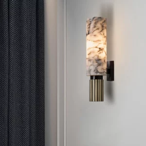 Modern Luxury Natural Marble Wall Lamp Living Room Bedside Bedroom Decoration LED Light Fixtures Vintage Sconce Home-appliance - Image 4