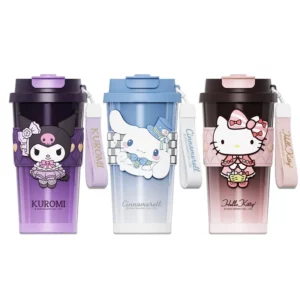 520ml Sanrio Hello Kitty Stainless Steel Thermos Kawaii Kuromi Cinnamoroll Girl Coffee Water Bottle Double Drinking Tumbler - Image 6