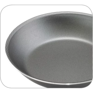 Primaware 18 Piece Non-stick Cookware Set, Steel Gray cocina stainless steel cookware set - Image 4
