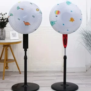 1pc Round Head Fan Dustproof Waterproof Dust Cover Home Electric Fan Protective Cover Fan Cover - Image 3