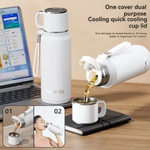 1.5L Thermos water bottle Stainless Steels Vacuum Flask Hot Coffee tea Water Heat Preservation Bottles Cold Tumbler drinkware - Image 5