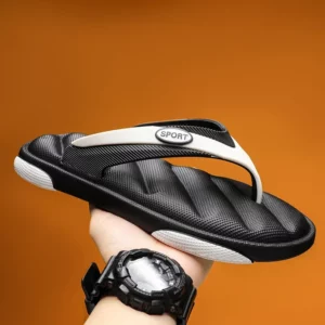 Brand Men's Concise Flip Flop Summer Mens EVA Waterproof Shoes Personalized Men Mixed Colors Slippers Outdoor Male Beach Sandals - Image 1