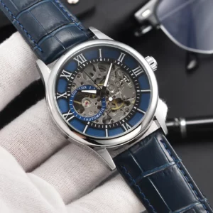LONGLUX automatic watch rome wholesale mechanical wristwatches waterproof hollow leather mens watch men gift - Image 5
