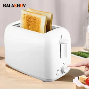 2025 Portable Mini Breakfast Toaster Automatic Removable Bread Crumb Tray Toaster 6 Modes 2 Slice Bread Maker Toaster Ding~ - Image 3