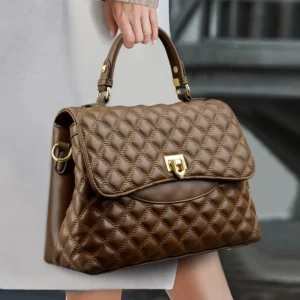 2024 Trendy High Quality Soft Leather Messenger Bag Luxury Designer Multi Layered Women's Handbag Women's Shoulder Crossbody Bag - Image 1
