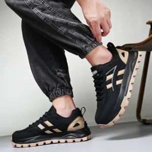 Man Trend 2024 High Quality Shoes Men's Outdoor Sneakers Breathable Running Shoes Thick Soled Mesh Sport Sneakers - Image 5
