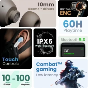NEW Wireless Bluetooth 5.3 Skin Type Surface Earphones Dual Mic ENC Noise Reduction In Ear Low Delay Earbuds True Wireless - Image 5