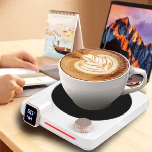 110V/220V Coffee Cup Heater Electric Mug Heater Constant Temperature 9 Gear Settings Keep Milk Tea Warm Heating Pad Coaster - Image 5