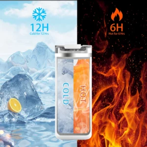 FEIJIAN-Stainless Steel Coffee Thermos Bottle, Thermal Mug, Leakproof, Car Vacuum Flasks, Travel Cup, Portable, 480ml, 600ml - Image 2