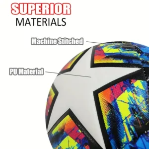 Football standard size 5 machine sewn ball PU explosion-proof material sports league outdoor competition football training - Image 3