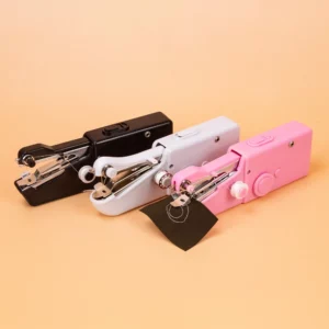 Portable Mini Sewing Machine Handheld Electric Sewing Machine with Bobbin for Needlework Handwork Home Travel Sewing Accessories - Image 2