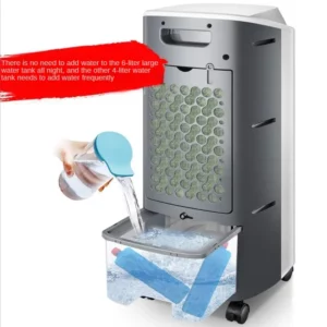 Haier Air Conditioner Fan Cooling Fan Humidification Refrigeration Bladeless Fan Household Air Conditioner Small Air Conditioner - Image 4
