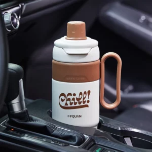 780ml Large Capacity Thermos Cup With Straw Handle,Double Stainless Steel Vacuum Flasks,Portable Ice Bullock Cup,Water Bottle - Image 3