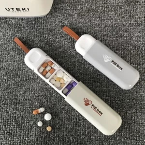 7 Days Fashion Portable Nordic Style Pill Box Tablet Pillbox Dispenser Medicine Boxes 3 Grids Dispensing Storage Kit Organizer - Image 4