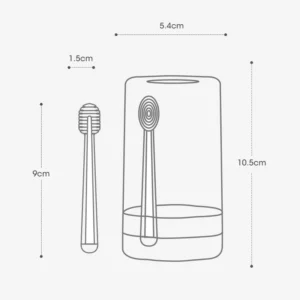 Baby Soft Bristle Toothbrush Silicone Tongue Brush Infant Toddler Oral Care Toothbrush Training Teeth Brush with Cover BPA Free - Image 4